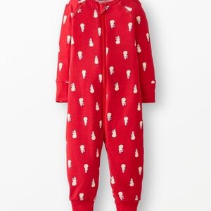 Hanna Andersson Snowman Print Pajamas 18-24m